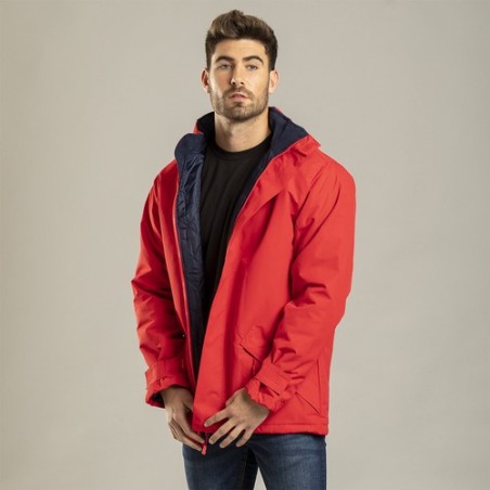 Parka Imperméable Confortable Personnalisée pas cher de Flogox Matières : polyester Taille textile : XXL Couleurs : bleu personn