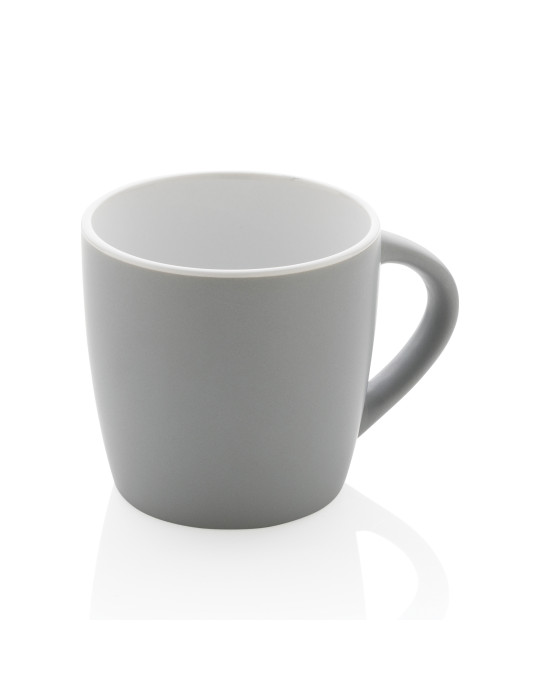 Mug céramique mat 300 ml à intérieur coloré personnalisable
