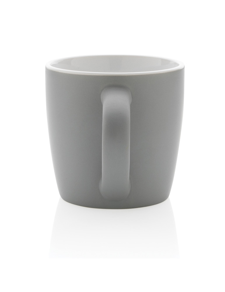 Mug céramique mat 300 ml à intérieur coloré personnalisable