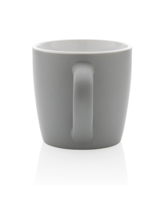 Mug céramique mat 300 ml à intérieur coloré personnalisable