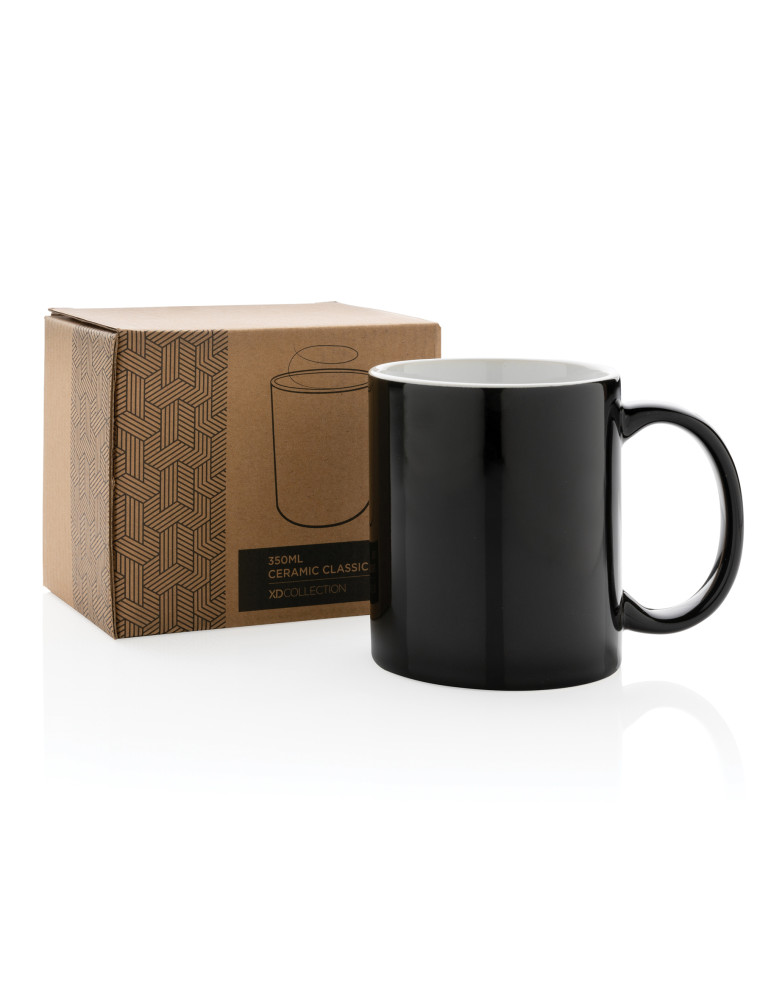 Mug classique en céramique 350 ml personnalisable