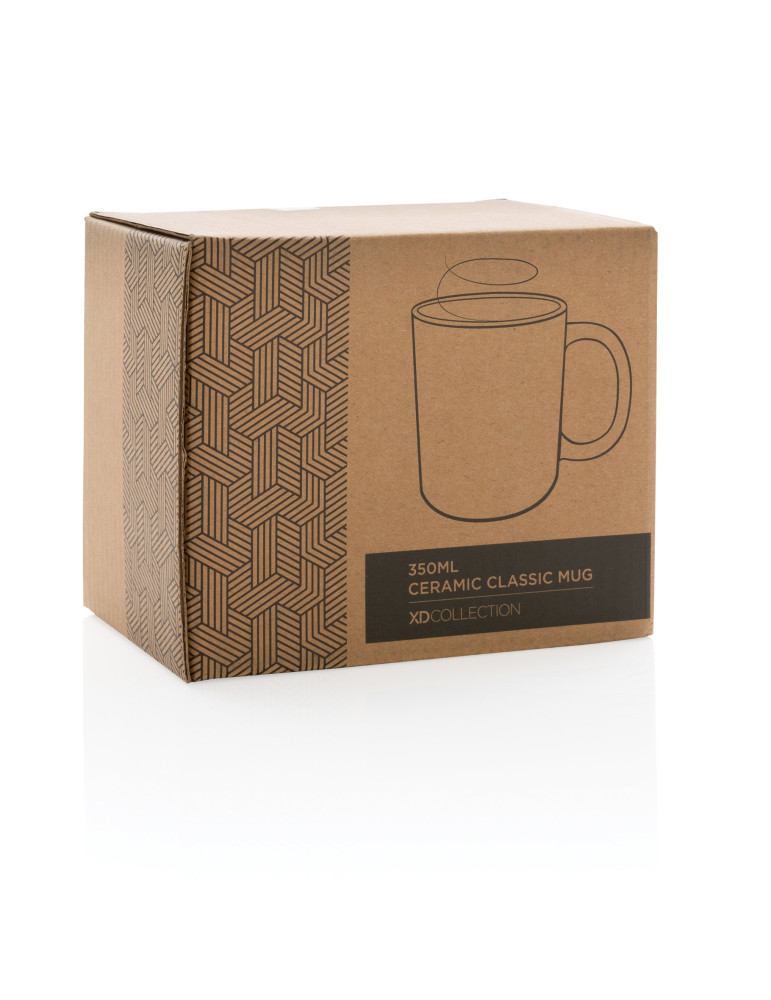 Mug classique en céramique 350 ml personnalisable