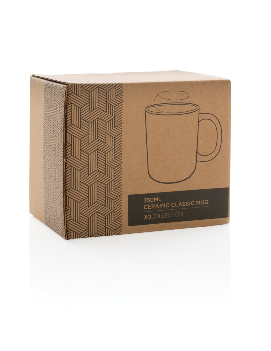 Mug classique en céramique 350 ml personnalisable