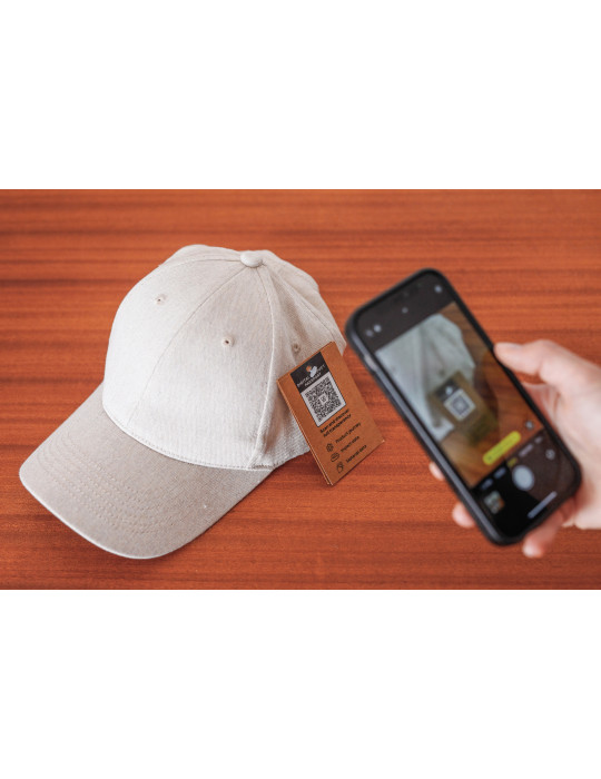 Casquette Milo AWARE 6 panneaux chinée personnalisable