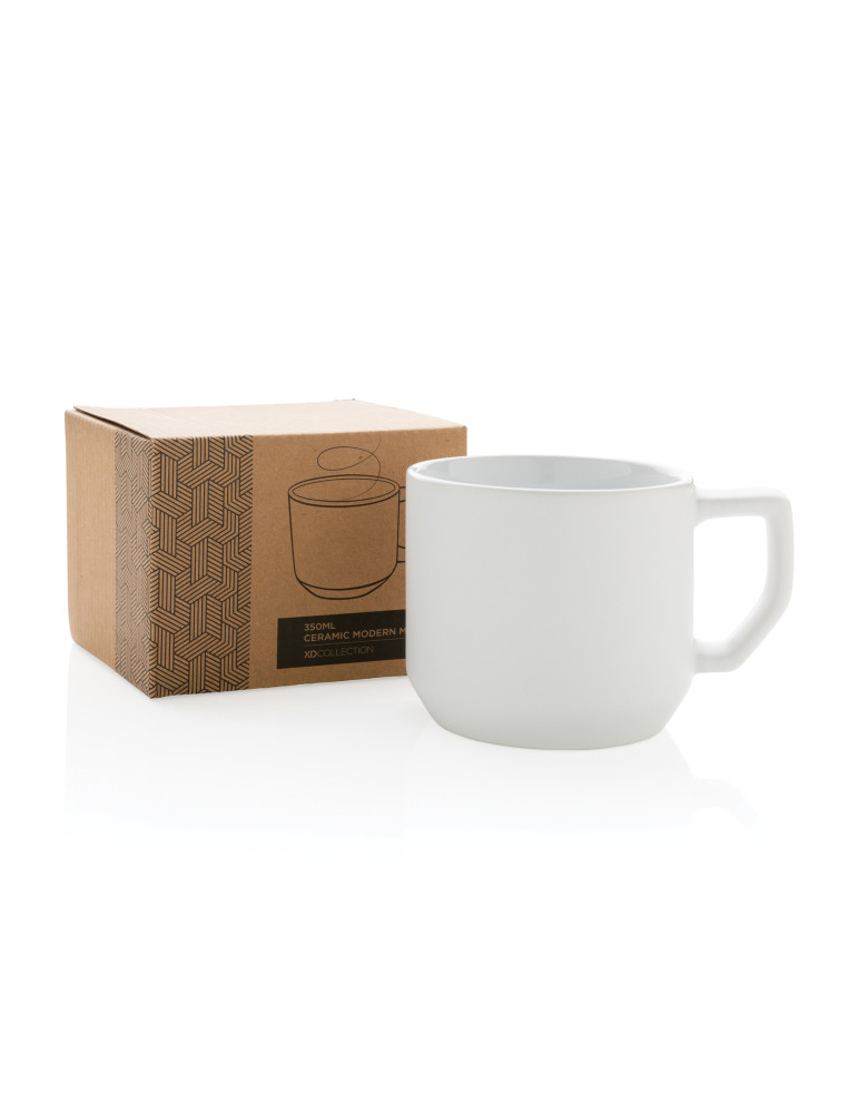Mug moderne en céramique 350 ml personnalisable