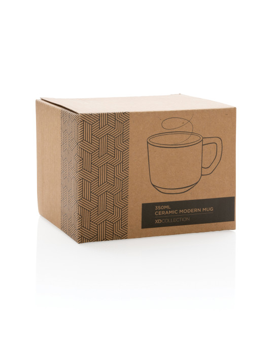 Mug moderne en céramique 350 ml personnalisable
