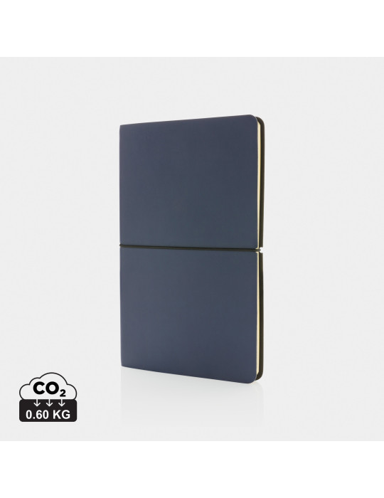 Carnet A5 souple PU 192 pages lignées personnalisable