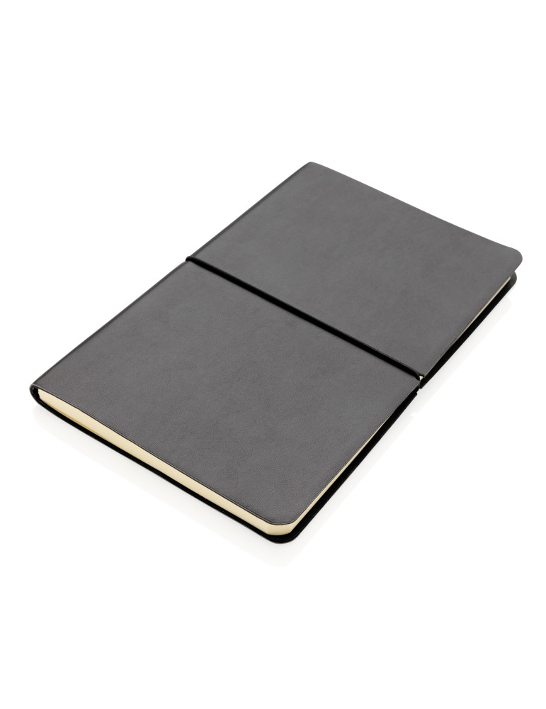Carnet A5 souple PU 192 pages lignées personnalisable