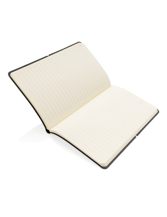 Carnet A5 souple PU 192 pages lignées personnalisable