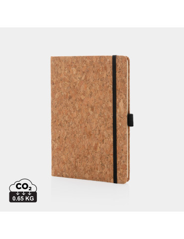 Carnet A5 rigide en liège 192 pages personnalisable