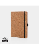 Carnet A5 rigide en liège 192 pages personnalisable