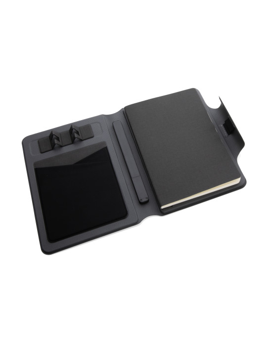 Carnet Artic A5 avec chargeur magnétique 10 W personnalisable