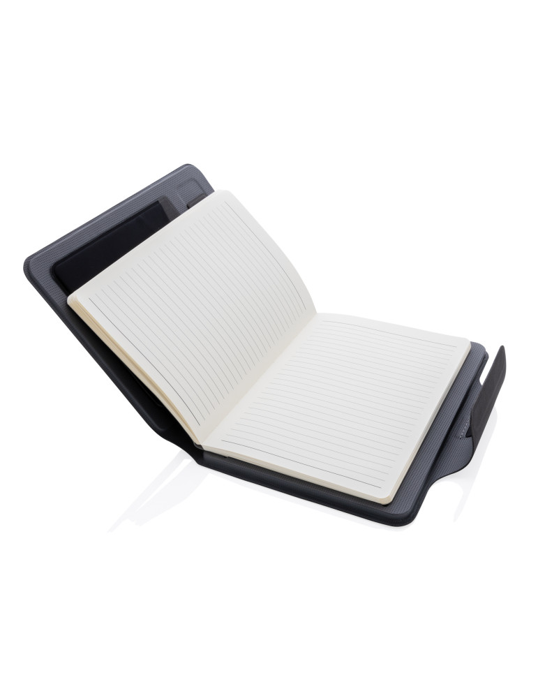 Carnet Artic A5 avec chargeur magnétique 10 W personnalisable
