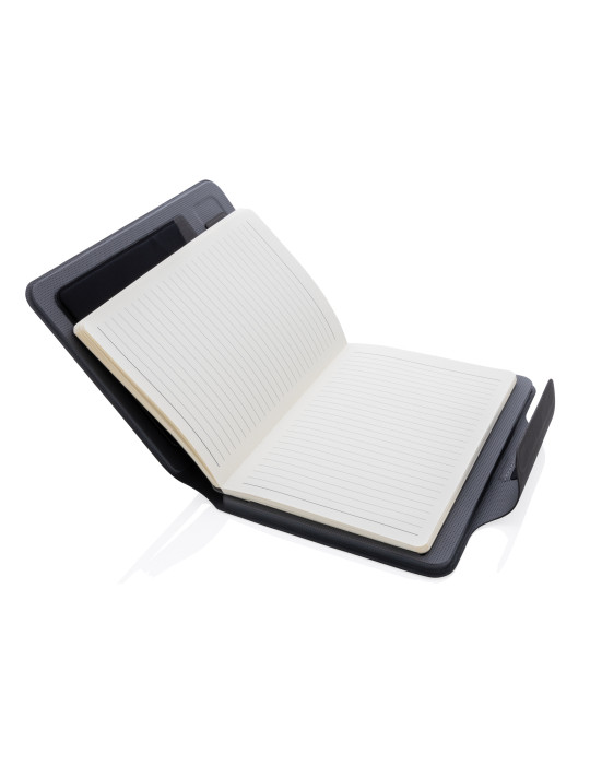 Carnet Artic A5 avec chargeur magnétique 10 W personnalisable