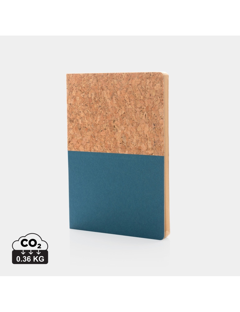 Carnet A5 rigide kraft et liège 160 pages personnalisable