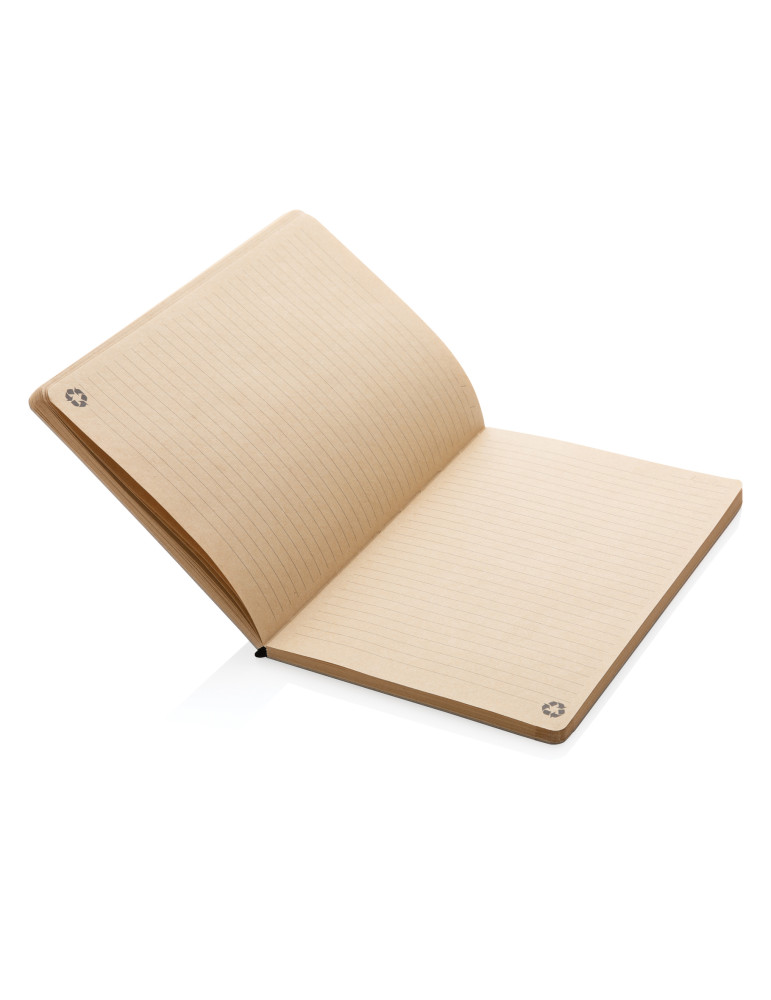 Carnet A5 rigide kraft et liège 160 pages personnalisable