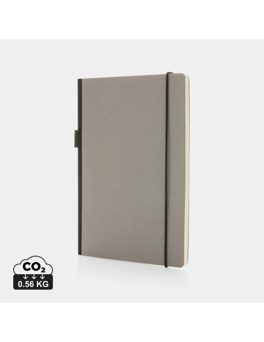 Carnet A5 rigide à pochette arrière et passant stylo personnalisable