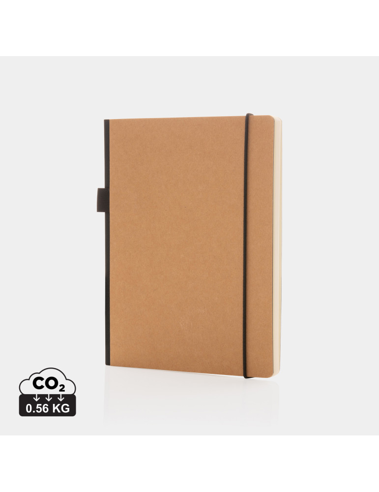 Carnet A5 rigide à pochette arrière et passant stylo personnalisable