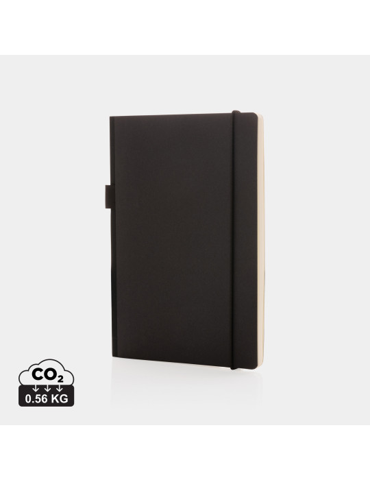 Carnet A5 rigide à pochette arrière et passant stylo personnalisable