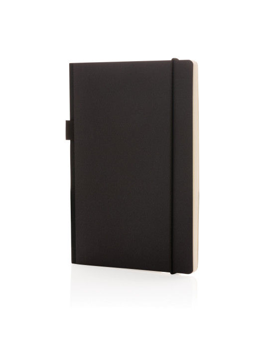 Carnet A5 rigide à pochette arrière et passant stylo personnalisable
