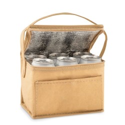 Sac isotherme personnalisé 6 canettes - PAPERCOOL Matières : aluminium Couleurs : beige 2