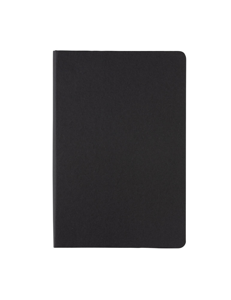 Carnet A5 rigide 160 pages crème avec marque-page personnalisable