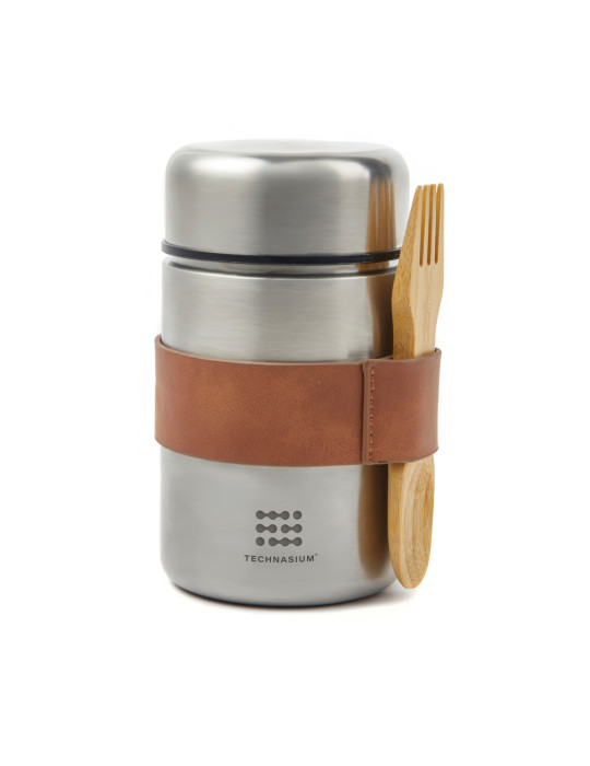 Thermos repas Vinga Miles 500 ml avec cuillère bois personnalisable