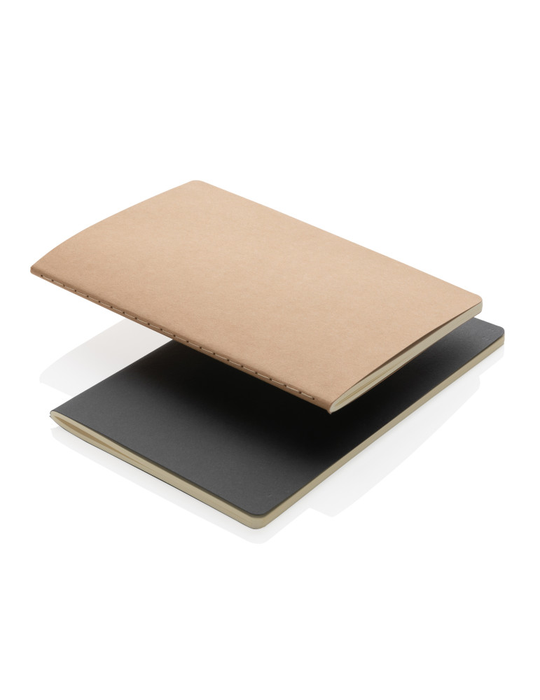 Carnet A5 souple 92 pages crème personnalisable