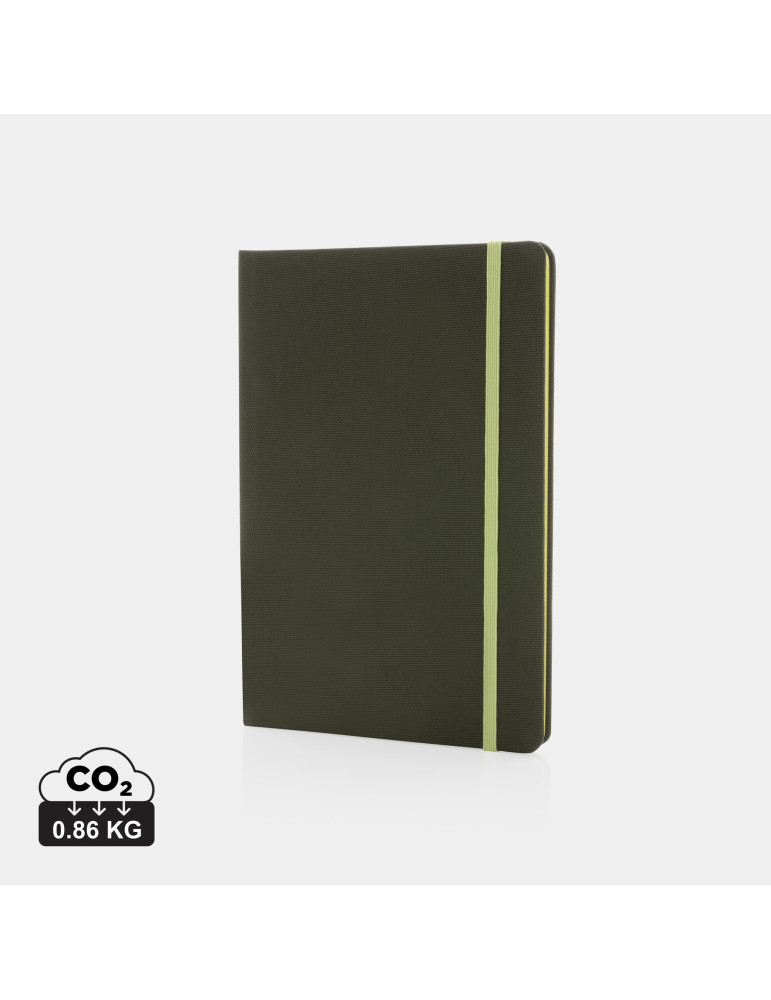 Carnet A5 rPET GRS 160 pages lignées personnalisable