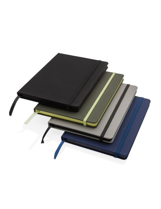 Carnet A5 rPET GRS 160 pages lignées personnalisable