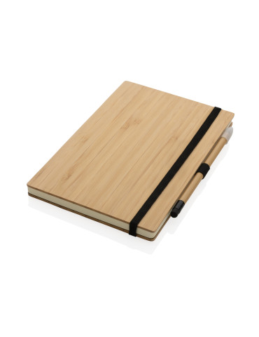 Coffret carnet bambou et crayon graphite personnalisable 2