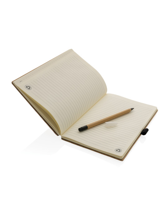 Coffret carnet bambou et crayon graphite personnalisable