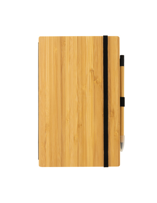 Coffret carnet bambou et crayon graphite personnalisable