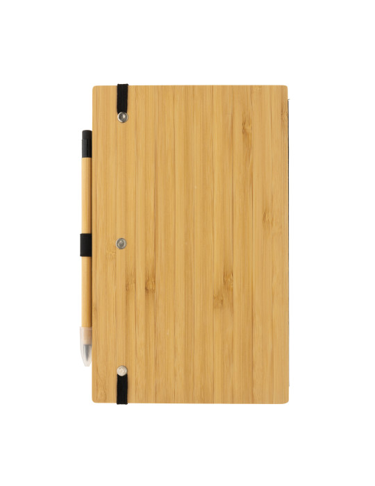 Coffret carnet bambou et crayon graphite personnalisable
