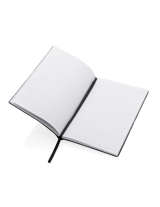 Cahier A5 souple en feutre recyclé GRS personnalisable