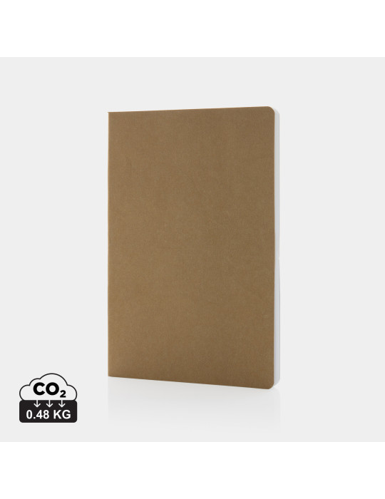 Cahier Salton A5 kraft 192 pages recyclées personnalisable