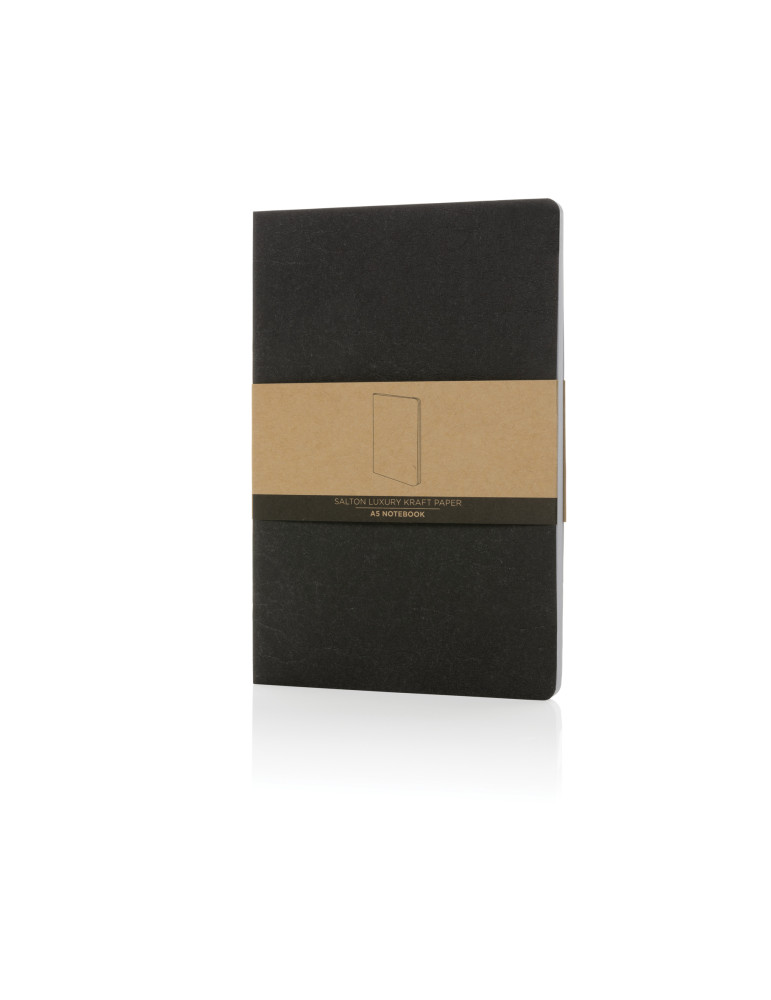 Cahier Salton A5 kraft 192 pages recyclées personnalisable