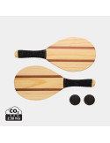 Set de raquettes frescobol en bois personnalisable