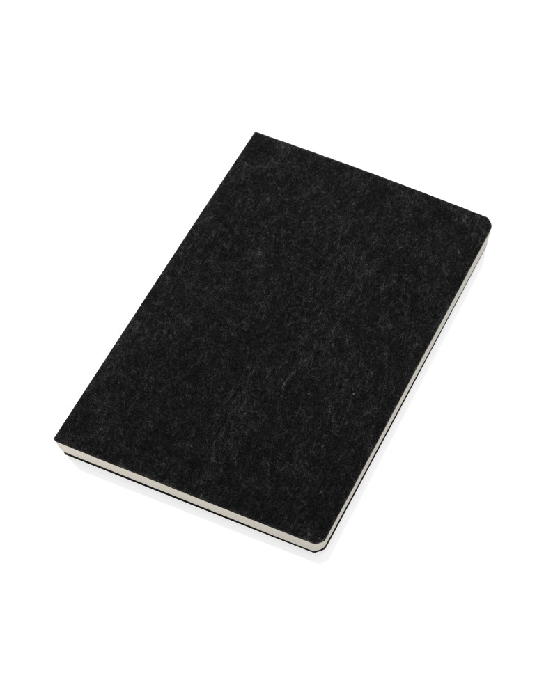 Cahier Phrase A5 en feutre recyclé GRS personnalisable