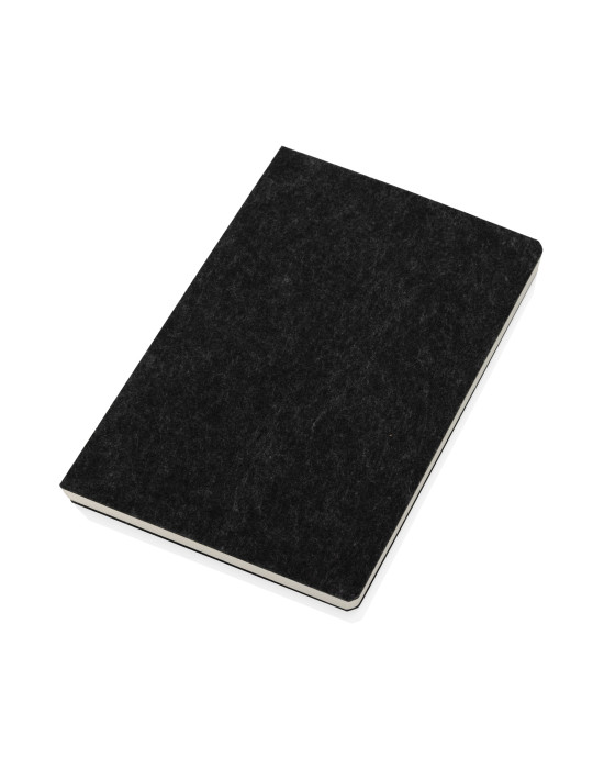 Cahier Phrase A5 en feutre recyclé GRS personnalisable