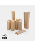 Jeu de Kubb en bois personnalisable
