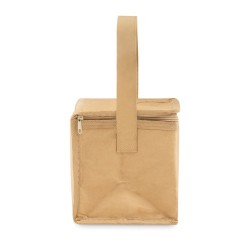 Sac isotherme personnalisé 6 canettes - PAPERCOOL Matières : aluminium Couleurs : beige impression haute définition