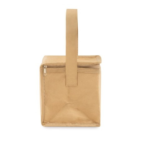 Sac isotherme personnalisé 6 canettes - PAPERCOOL Matières : aluminium Couleurs : beige impression haute définition