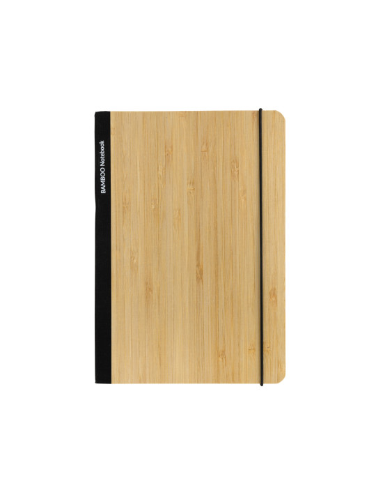 Carnet Scribe A5 bambou 160 pages crème personnalisable