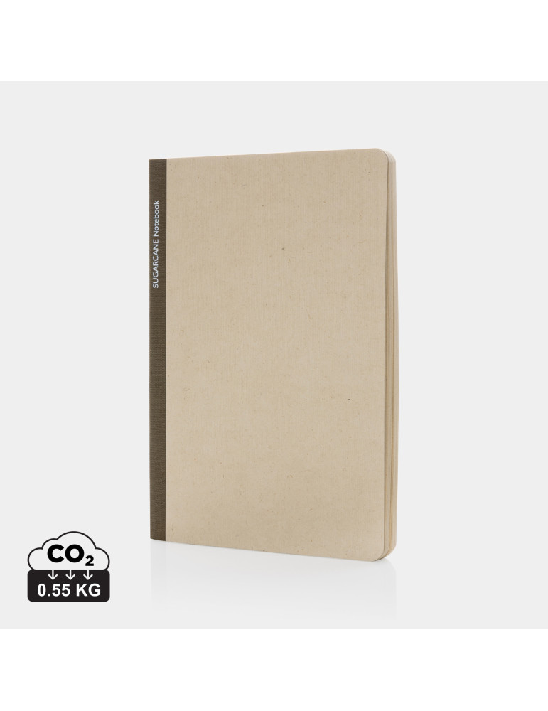 Carnet A5 Stylo en papier de canne à sucre personnalisable