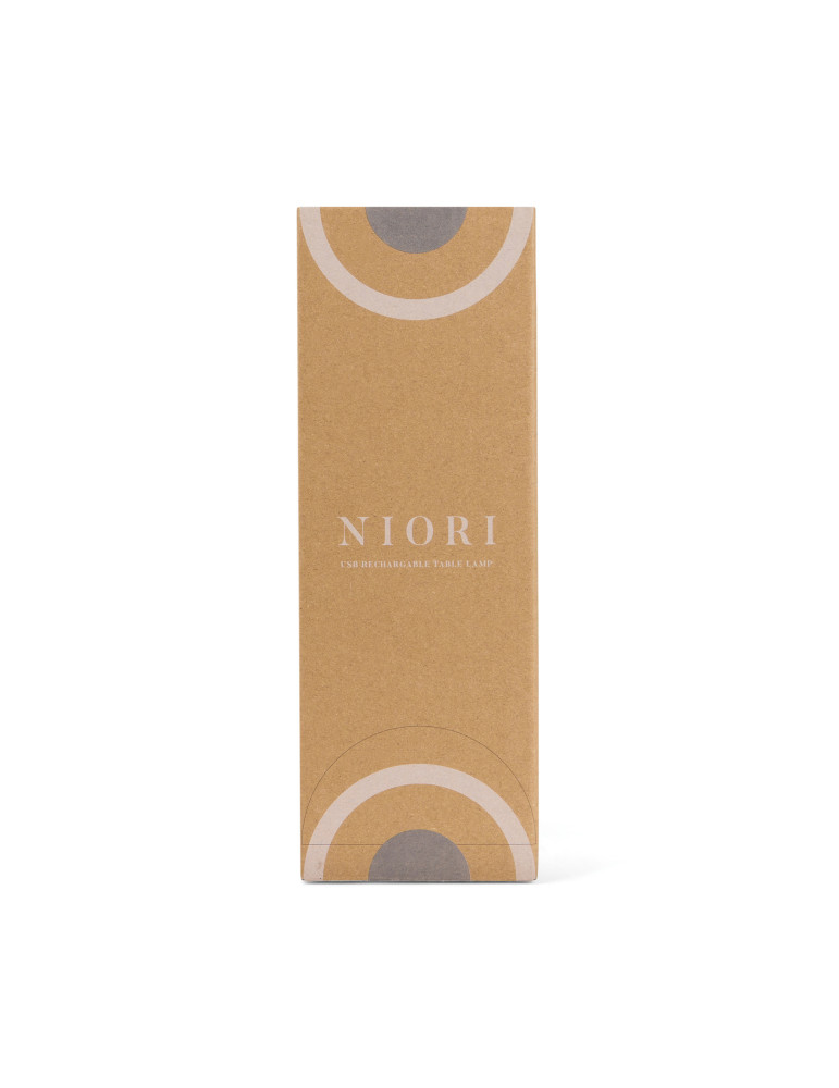 Lampe de table Vinga Niori rechargeable RCS à variateur personnalisable