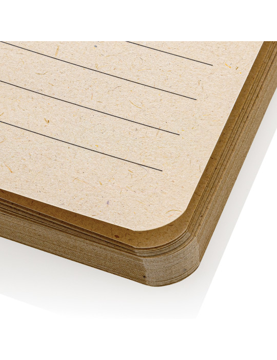 Carnet A5 Stylo en papier de canne à sucre personnalisable