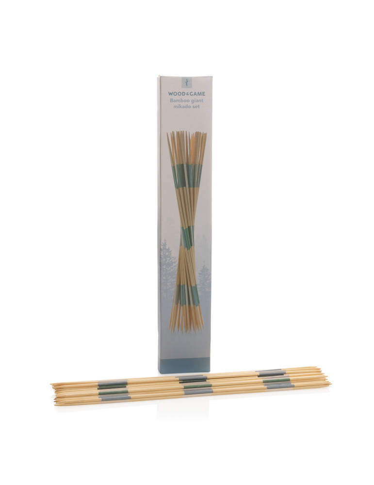 Mikado géant en bambou 41 baguettes personnalisable