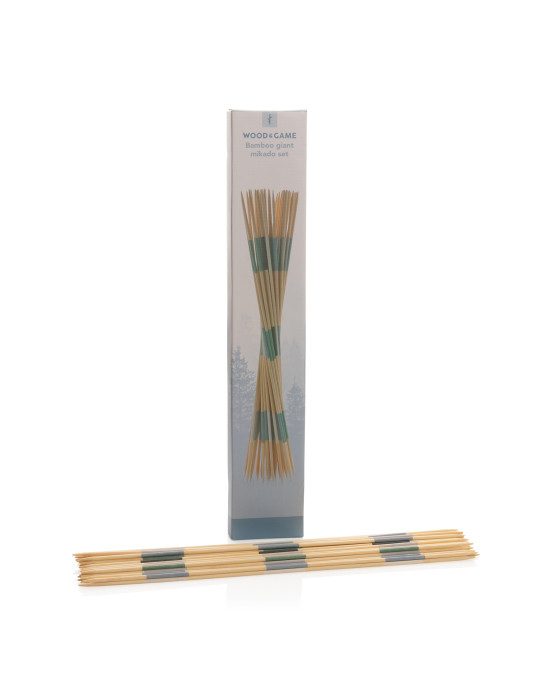 Mikado géant en bambou 41 baguettes personnalisable