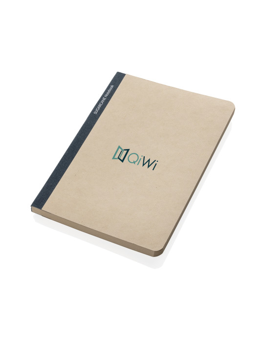 Carnet A5 Stylo en papier de canne à sucre personnalisable